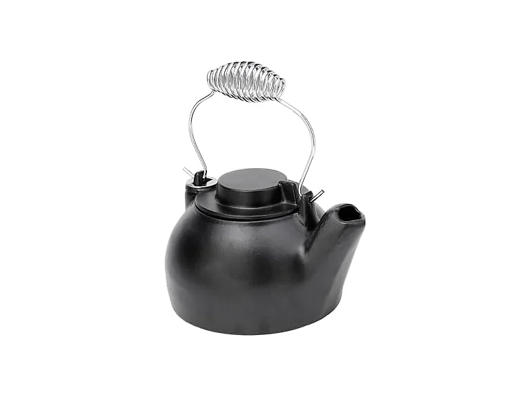 Blue-Black Enameled Humidifying Kettle