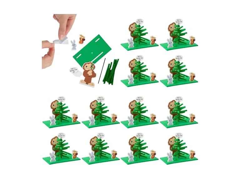 Fun Express 3D Bigfoot Hiding Craft Kit- 12Pk