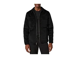 Amazon Essentials Men's Corduroy Work Jacket, Black, Medium