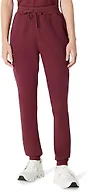 Amazon Basics Women's Scrubs Jogger Pants Yoga Waistband Drawstring, Burgundy, Small