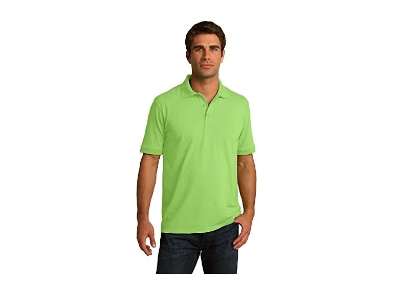 Clothe Co. Men (Large Tall) Polo Men's Shirt Lime