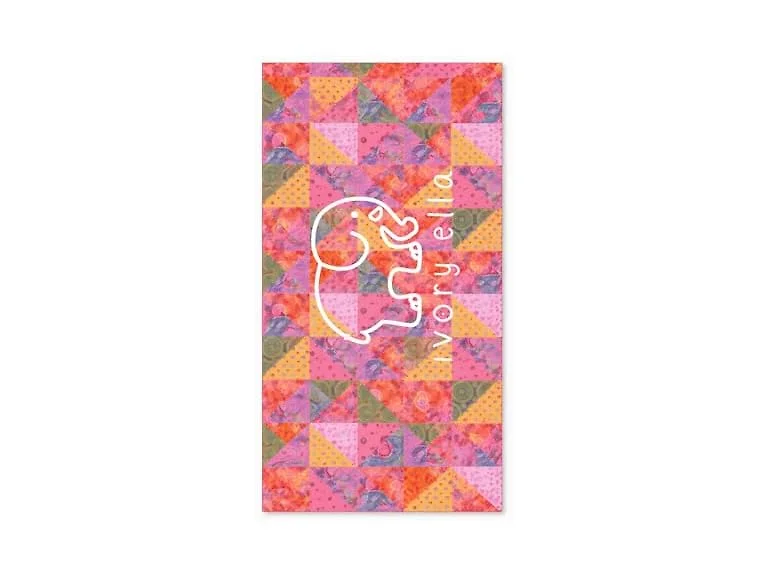 Ivory Ella, Beach Towel, Patchwork