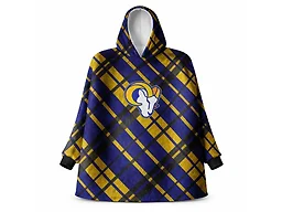 Pegasus FWD-PEG-NFL-6R26 NFL Team Cozy Sherpa Hoodie - OSFM Los Angeles Rams 