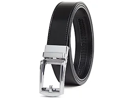 1, 2, 3-Pack Comfort Belt Mens Leather Ratchet Belt