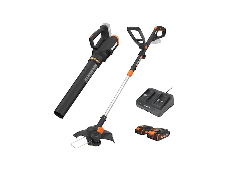 Worx 20V 12" Trimmer & Leaf Blower Combo