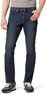 Amazon Essentials Men's Jeans, Slim Fit Stretch, Bootcut - Discontinued Colors, Dark Wash, 35W x 30L