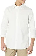 Amazon Essentials Mens Regular Fit Long Sleeve Wrinkle Resistant Stretch Dress Shirt