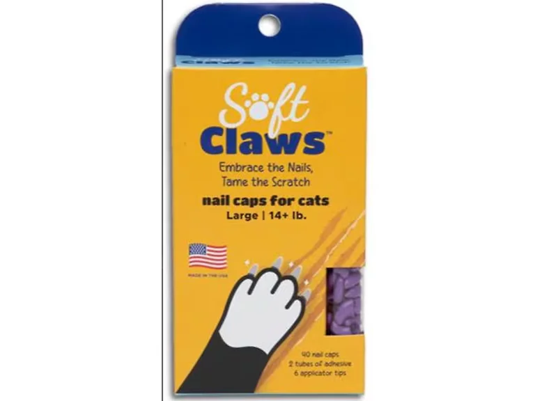 PURRDY Paws Soft CAT Nail CAPS, 40 Count