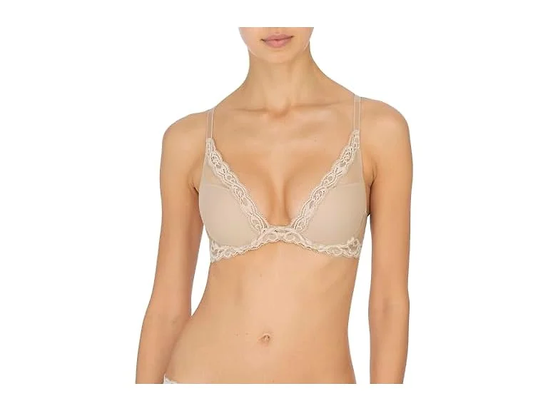 Natori Womens Feathers Contour Plunge