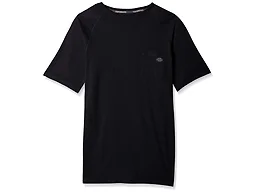Dickies mens Short Sleeve Performance Cooling Tee Shirt, Black, Small US