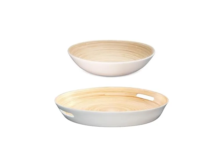 LEXA 2-Piece Handcrafted Bamboo Set