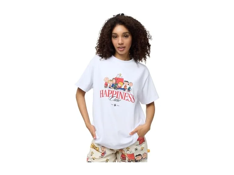 Samii Ryan Women's Happiness Crew Oversized Tee