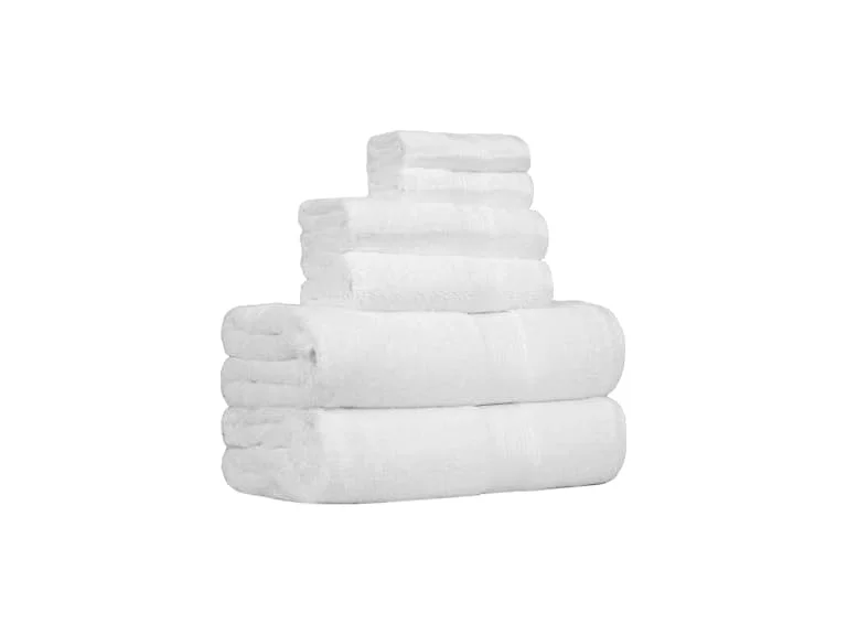 Amazon Basics 6-Piece Oversized Highly Absorbent Towel Set
