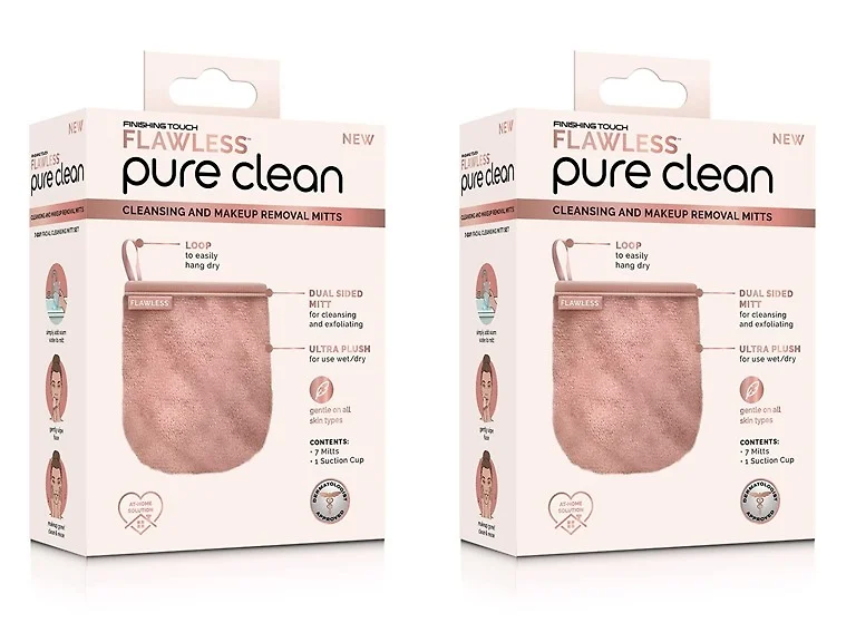 Day Facial Cleansing Mitt Set (Pack of 2)