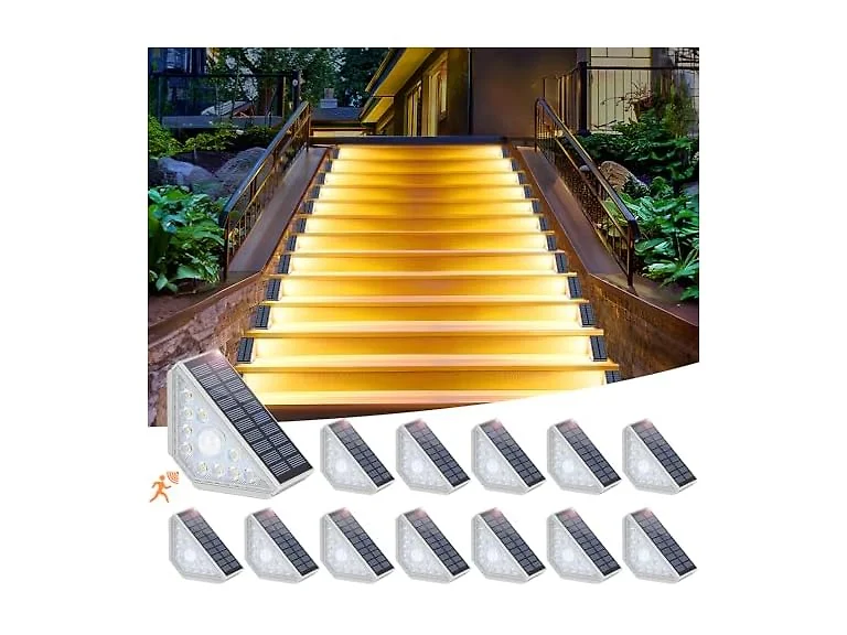 Kondras Solar Step Lights 12-Pack