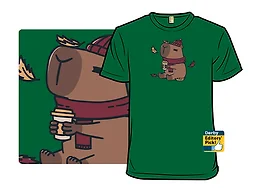 Cozy Fall Capybara