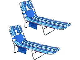 SunnyFeel NS1014033 Lay Flat Tanning Chair
