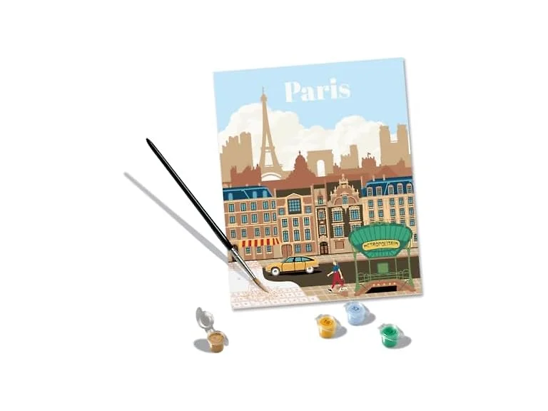 Ravensburger Relax CreArt Paris Paint by Numbers