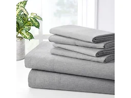 Bibb Home 1832 California King Bamboo 2000 Count 6 Piece