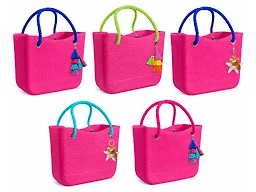 BuildABagg MQ-BC-Pink Lime/Bouquet 18.5L x 9W x 13.5