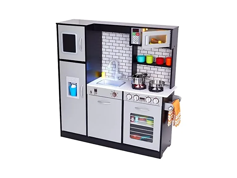 Wooden kitchen with new parts