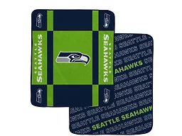 NFL Team Reversible Soft Blanket - Seattle Seahawks