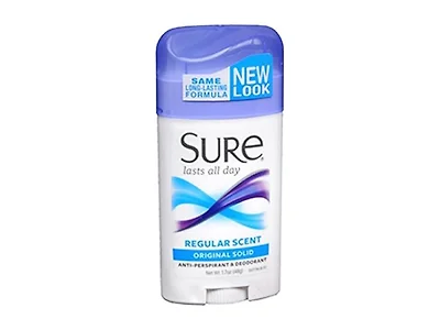 Sure Wide Solid Anti-perspirant & Deodorant, Regular - 1.7 Oz