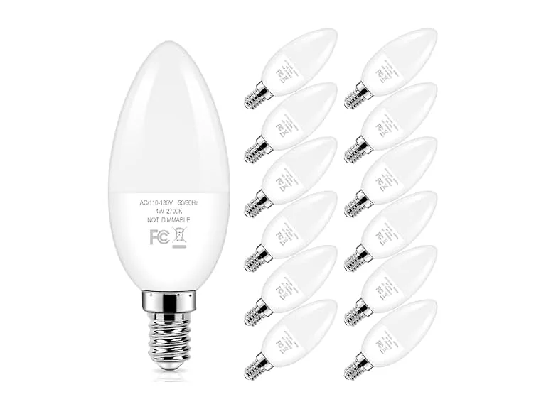 Brightever W0288 Candelabra Light Bulbs