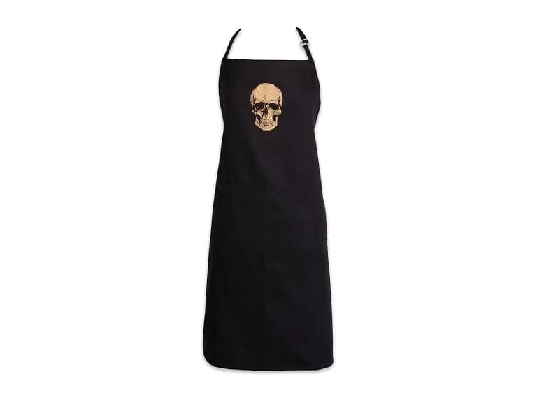 DII Happy Halloween Collection Goth Style Spooky Apron