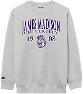 JanSport NCAA Officially Licensed Rival Crew Sweatshirt, Long Sleeve Graphic Pullover for Men & Women, Cotton-Polyester Blend Featuring Collegiate Design & Easy-On Style for Game Days, or Travel
