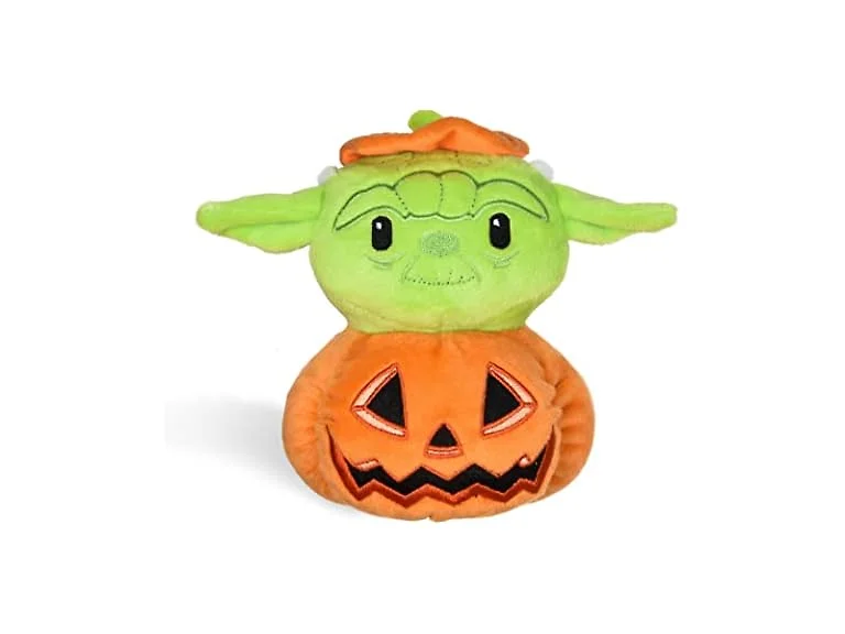 Star Wars Yoda Plush Dog Toy - Pumpkin Head,