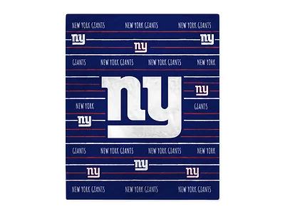 NFL Team Center Stripe Logo Throw (50 x 60)