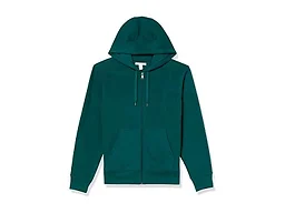 Amazon Essentials Men's Full-Zip Fleece Hoodie Sweatshirt (Available in Big & Tall), Forest Green, X-Small