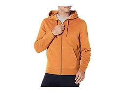 Amazon Essentials Men's Full-Zip Fleece Hoodie Sweatshirt (Available in Big & Tall), Nutmeg, X-Small