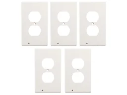 5-Pack Outlet Cover with LED Night Light Round