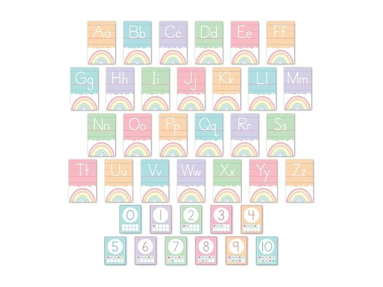 Teacher Created Resources Pastel Pop Alphabet