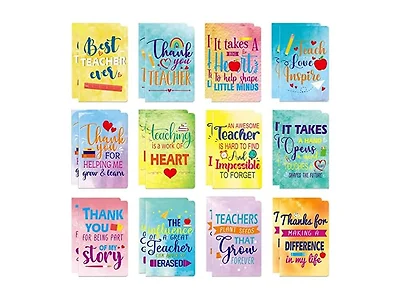 48 Pack Teacher Appreciation Notebooks