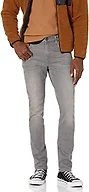 Amazon Essentials Men's Skinny-Fit Comfort Stretch Denim Jeans - Discontinued Colors, Grey, 35W x 36L