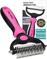 Double Sided Pet Grooming Brush 2-Pack