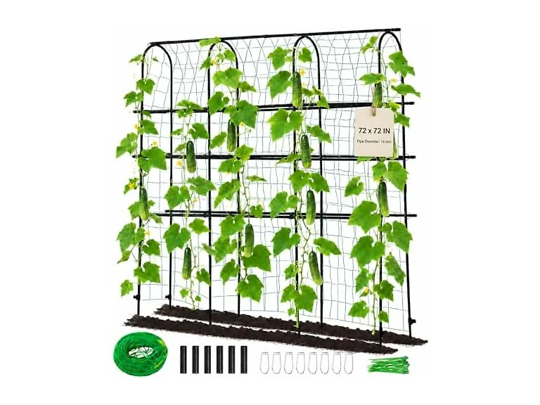 OTOSUNNY 6ft Raised Bed Garden Arch