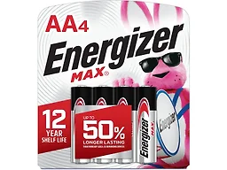Energizer JL-ENER-AA-96 96PC AA (Packs of 4) 96 Pk AA 