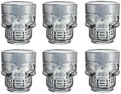 DURA LIVING DL-DLG18910 1.75 oz 6Pc Halloween Skull Sh
