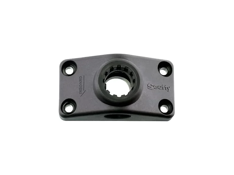 Side/Deck Mounting Bracket, Black Scotty 0241-Bk