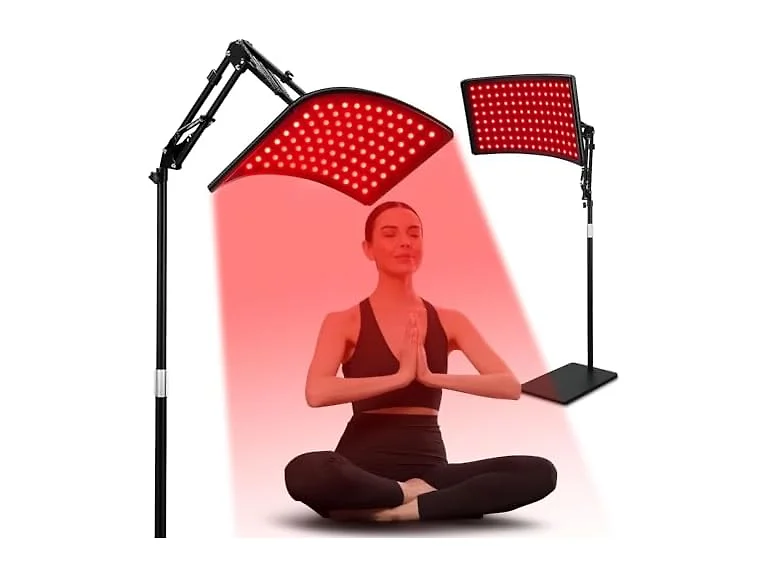 Viconor Red Light Therapy Lamp Black 1439A