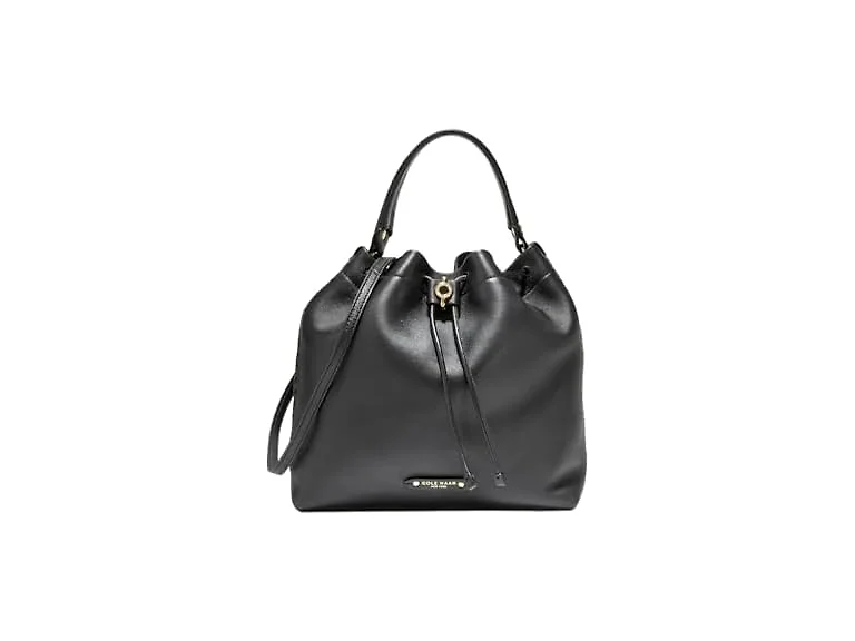 Cole Haan Isabella Bucket Crossbody Bag, Black