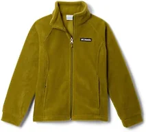 Columbia Youth Girls Benton Springs Fleece Jacket, Mossy Green, Medium