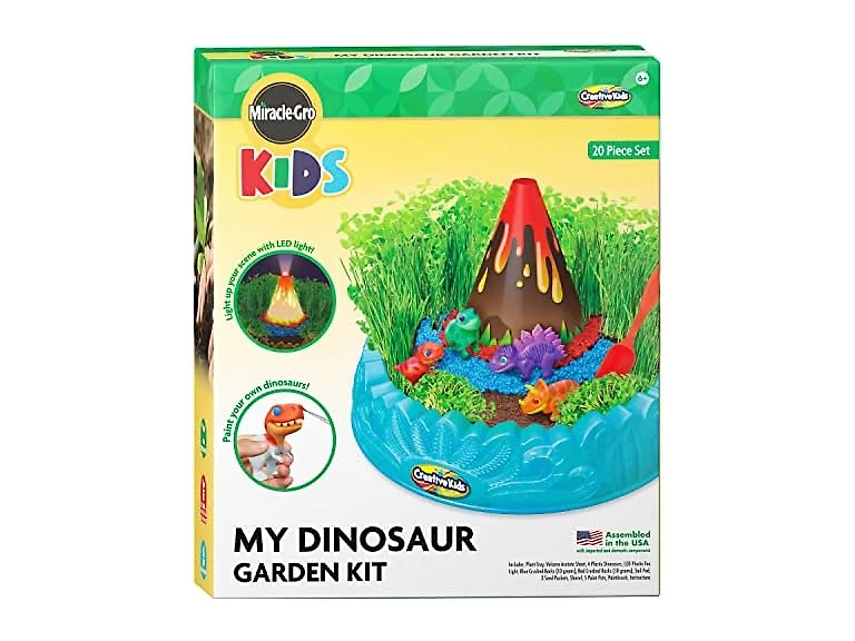 Creative Kids Miracle GRO Dinosaur Garden Kit, Multicolor
