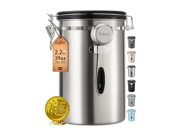 Veken Coffee Canister 39 oz Airtight