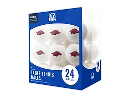 Escalade Sports FWD-ESC-COL-1190 College Team Ping Pong Balls 24-Pack Arkansas Razorbacks 