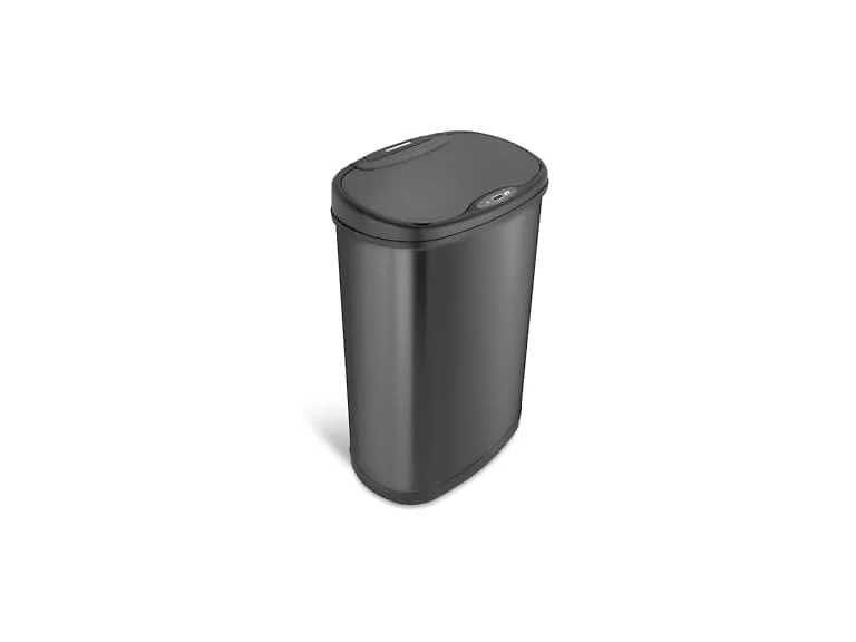 Delletir Motion Sensor Trash Can Black